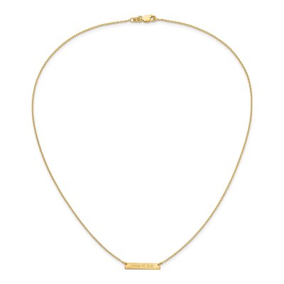 Gold-Plated Sterling Silver Personalized Station Necklace – view 4