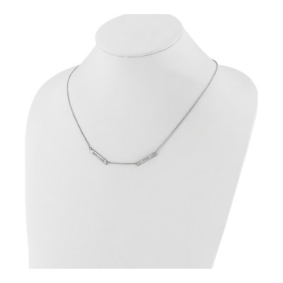 Sterling Silver 2-Station Personalized Necklace – view 3