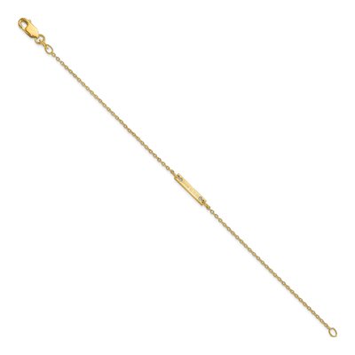 Ss/Gold Plated Sterling Silver/Gold-Plated Brushed 1 Station With Diamond Bracelet – view 2