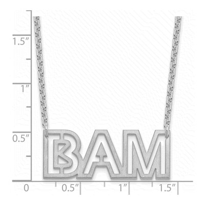 Sterling Silver Personalized 3-Letter Necklace – view 3