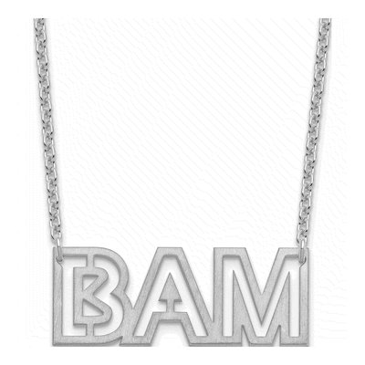 Sterling Silver Personalized 3-Letter Necklace