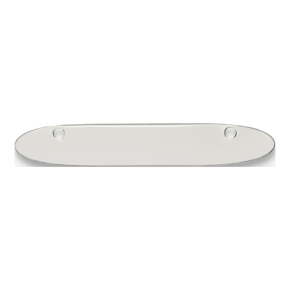 Sterling Silver Small Oblong Blank Bar Finding