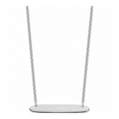 Sterling Silver Personalized Bar Necklace – view 2