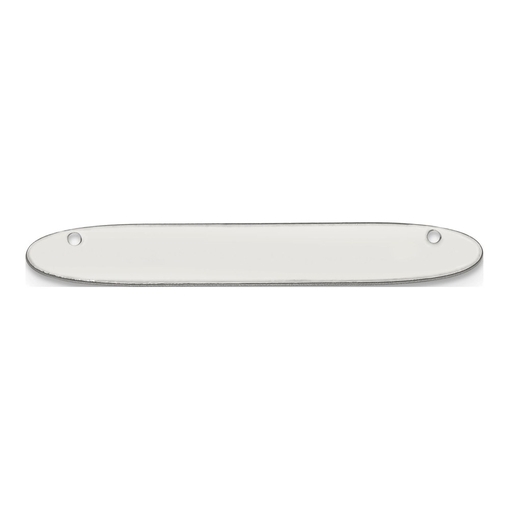 Sterling Silver Large Oblong Blank Bar Finding