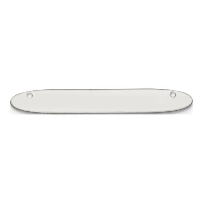 Sterling Silver Large Oblong Blank Bar Finding