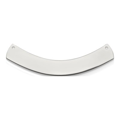 Sterling Silver Curved Blank Bar Finding
