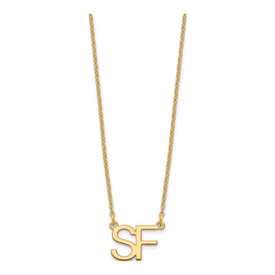 Gold-Plated Sterling Silver Personalized Number Necklace – view 2