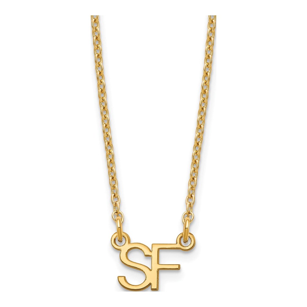 Personalized Small 2 Initial Necklace