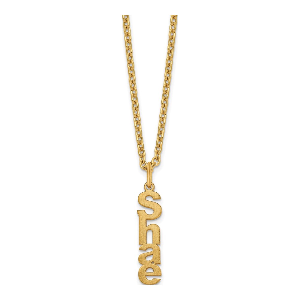 Gold-Plated Sterling Silver Personalized Name Necklace
