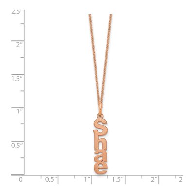 14K Rose Gold Personalized Name Necklace – view 2