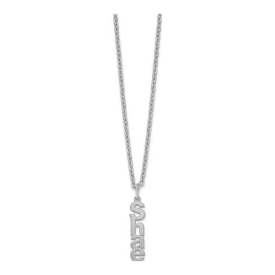 Sterling Silver Personalized Name Necklace – view 2