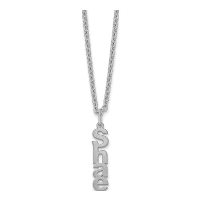 Sterling Silver Personalized Name Necklace