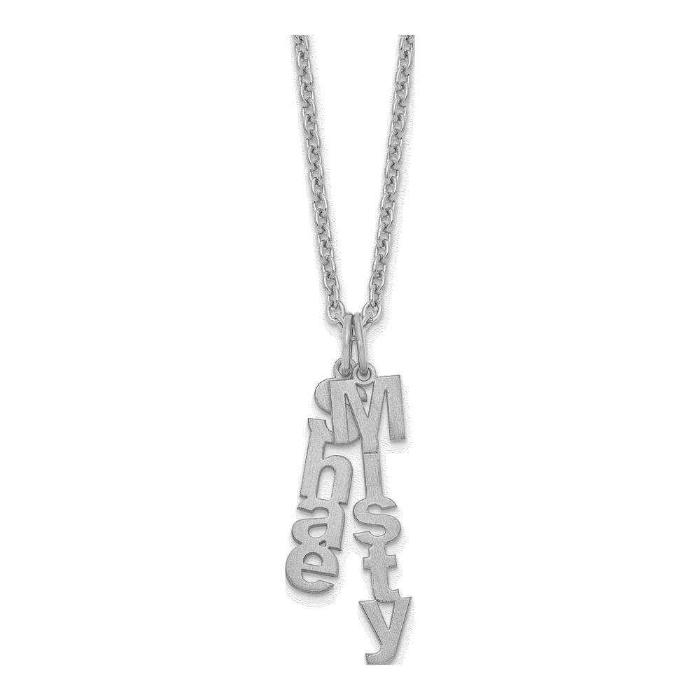 Sterling Silver Personalized 2-Name Necklace