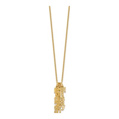 Gold-Plated Sterling Silver Personalized 5-Name Necklace – view 4