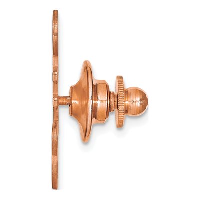 Men's 14K Rose Gold Monogram Tie Tac, Personalized – view 2
