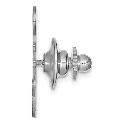 Men's Sterling Silver Monogram Tie Tac – view 2