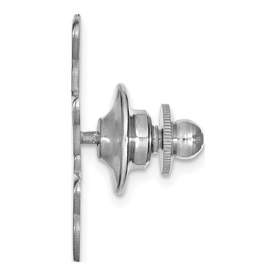 Men's Sterling Silver Monogram Tie Tack – view 2