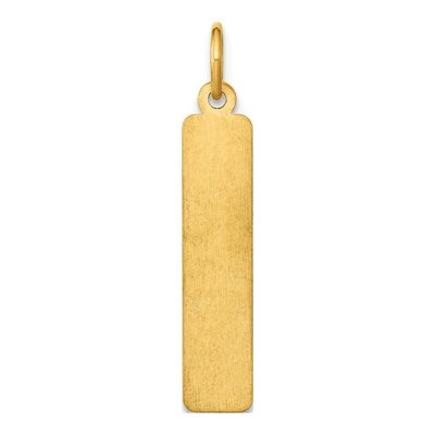 Gold-Plated Sterling Silver Personalized Bar Charm – view 4