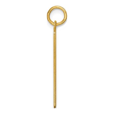 Gold-Plated Sterling Silver Blank Bar Charm – view 2