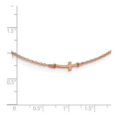 Rose Gold-Plated Sterling Silver Initial Pendant – view 2