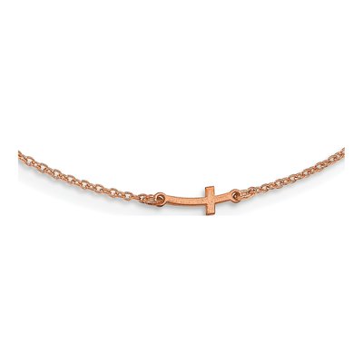 Rose Gold-Plated Sterling Silver Initial Pendant