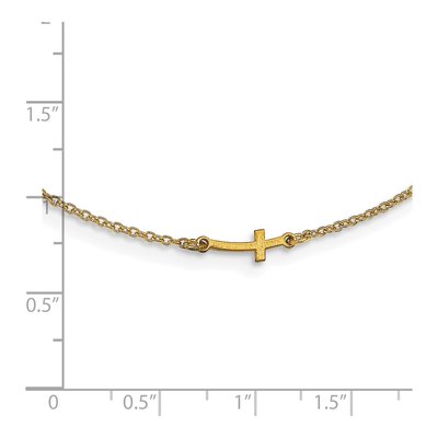 14K Yellow Gold Personalized Initial Necklace – view 2