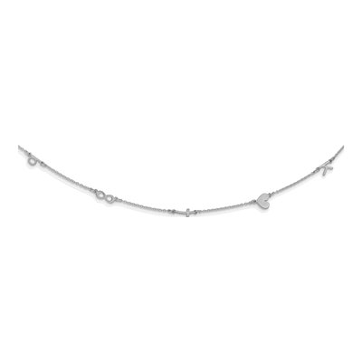 Sterling Silver Personalized 5-Initial Necklace