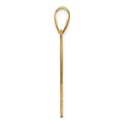 Gold-Plated Sterling Silver Personalized Tennis Pendant – view 2