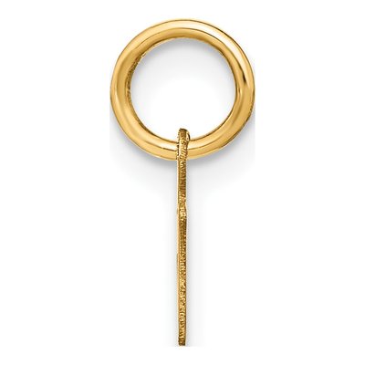 Gold-Plated Sterling Silver Letter N Charm – view 3