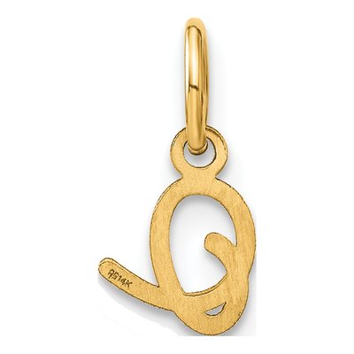 Gold-Plated Sterling Silver Letter O Charm – view 4