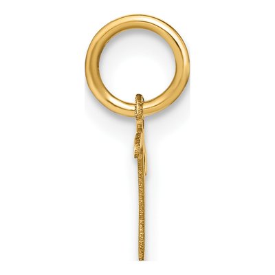 Gold-Plated Sterling Silver Letter T Charm – view 3