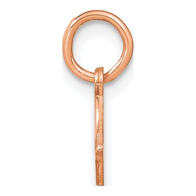 14K Rose Gold Letter D Charm – view 2
