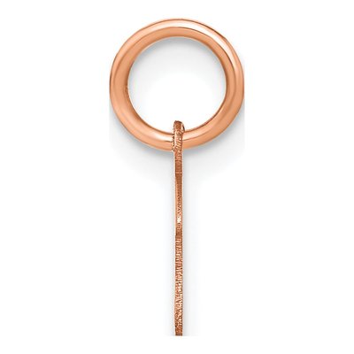 14K Rose Gold Letter F Charm – view 2