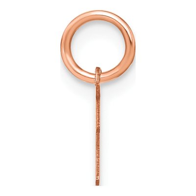 14K Rose Gold Initial I Charm – view 2