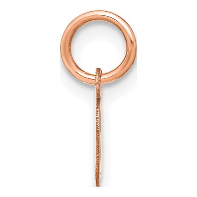 14K Rose Gold Letter O Charm – view 2