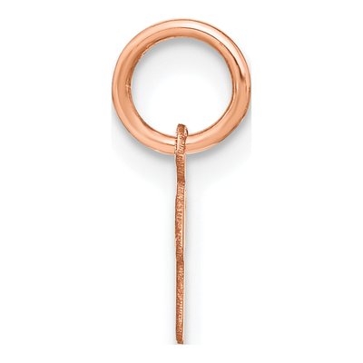 14K Rose Gold Letter R Charm – view 2