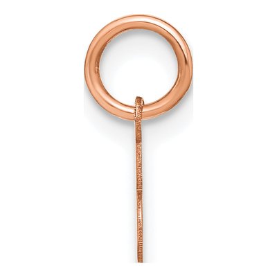 Rose Gold-Plated Sterling Silver Letter E Charm – view 2