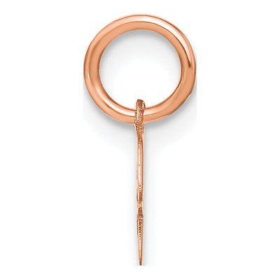 Rose Gold-Plated Sterling Silver Letter H Charm – view 2