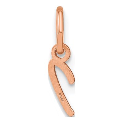 Rose Gold-Plated Sterling Silver Initial I Charm – view 3