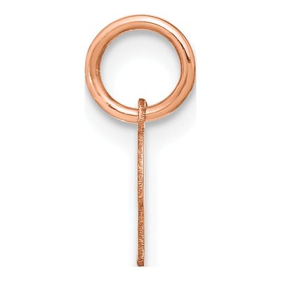 Rose Gold-Plated Sterling Silver Letter K Charm – view 2