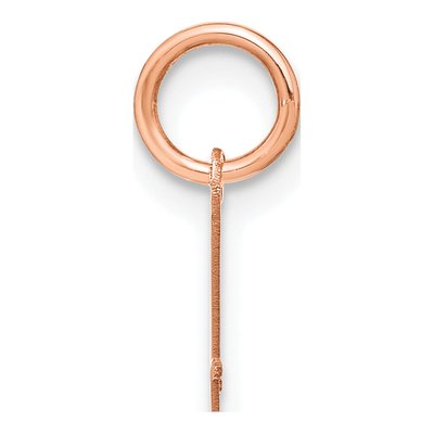 Rose Gold-Plated Sterling Silver Letter L Charm – view 2