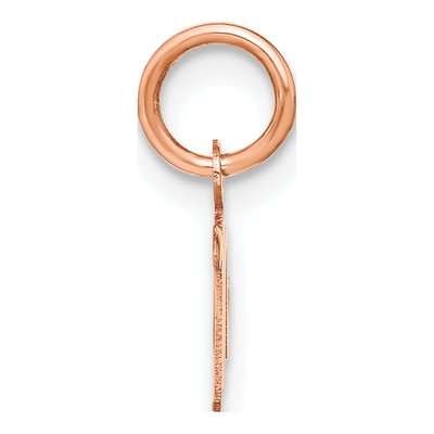 Rose Gold-Plated Sterling Silver Letter M Charm – view 2