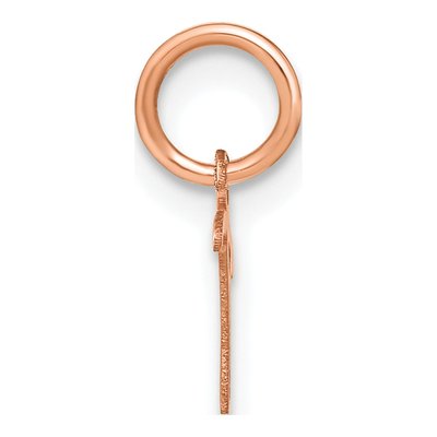 Rose Gold-Plated Sterling Silver Letter T Charm – view 2