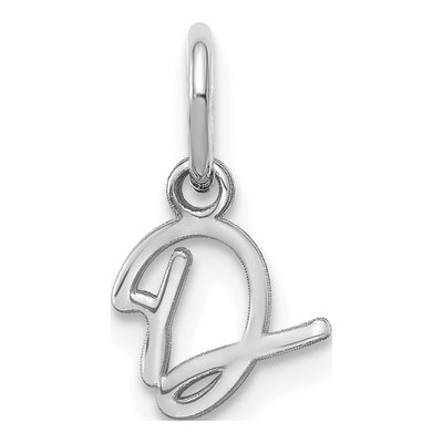 Sterling Silver Letter D Charm