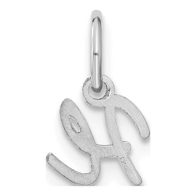 Sterling Silver Letter H Charm – view 3