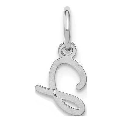 Sterling Silver Letter J Charm – view 4