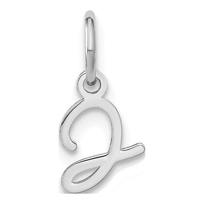 Sterling Silver Letter J Charm