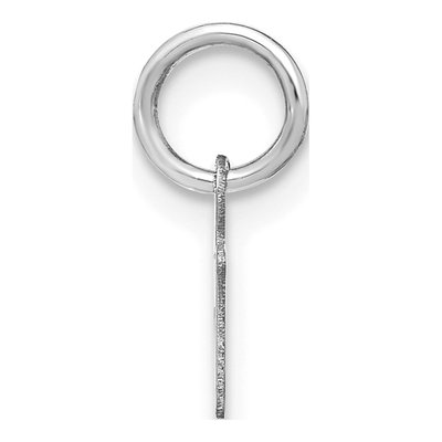 Sterling Silver Letter N Charm – view 2
