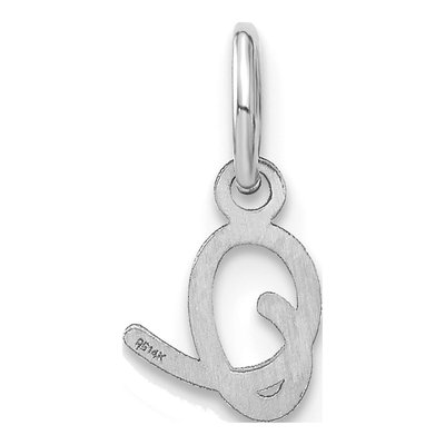 Sterling Silver Letter O Charm – view 3