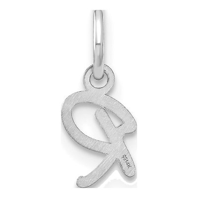 Sterling Silver Letter R Charm – view 3